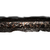 Viking Iron 'ULFBERH+T' Silver and Laten Inlaid Sword