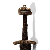 Viking Iron Sword with Bronze Hilt of Petersen Type L