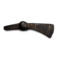 Eastern Viking Period Laten Inlaid Iron Axehead
