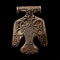 Viking Silver Filigree Bird Pendant