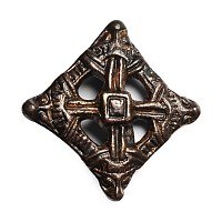 Viking Gilt Bronze Brooch with Beast Heads