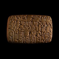 Old Babylonian Cuneiform Terracotta Tablet