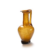 Roman Honey-Coloured Glass Flask