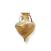 Roman Yellow Glass Amphora