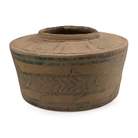 Indus Valley Painted Terracotta Storage Jar with Fish