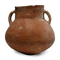 Transjordan Holy Land Terracotta Jar with Two Handles