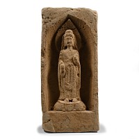 Chinese Wei Terracotta Buddha Brick