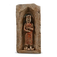 Chinese Wei Terracotta Buddha Brick