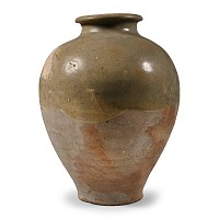 Chinese Tang Green Glazed Ware Jar