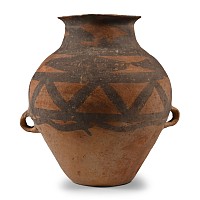 Chinese Painted Terracotta Storage Jar