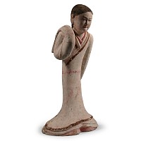 Large Chinese Han Terracotta Dancer
