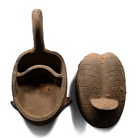 Chinese Tang Terracotta Duck Vessel