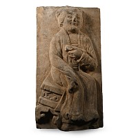 Large Chinese Song Terracotta Wall Tile