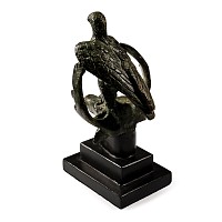 Roman Bronze Jupiter Dolichenus Eagle on the Head of a Stag