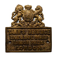 Brass Decorative Safe Plate