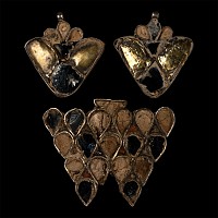 Elamite Silver Pendant with Inlays Group
