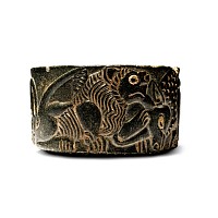 Bactrian Chlorite Bowl with Lions