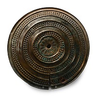 Achaemenid Gilt Bronze Roundel