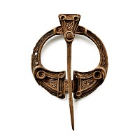 'The Powys' Hiberno-Norse Viking Gilt Bronze Pseudo-Penannular Brooch