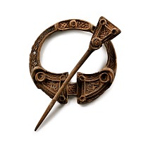 'The Powys' Hiberno-Norse Viking Gilt Bronze Pseudo-Penannular Brooch