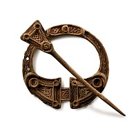 'The Powys' Hiberno-Norse Viking Gilt Bronze Pseudo-Penannular Brooch