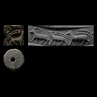 Jemdet Nasr Period Steatite Cylinder Seal