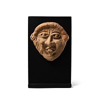 Greek Terracotta Face of a Gorgoneion