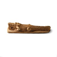 Egyptian Faience Crocodile Amulet