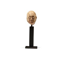 Egyptian Stone Head of a Man