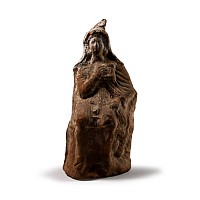 Greek Terracotta Seated Shepherd