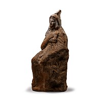 Greek Terracotta Seated Shepherd