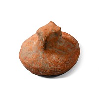 Late Roman Terracotta Bread Stamp with Lion
