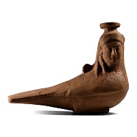 Greek Terracotta Siren Vessel