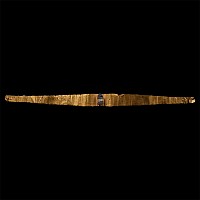 Greek Gold Diadem with Glass Gem