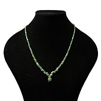 Roman Green Glass Bead Necklace String