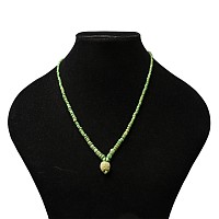 Roman Green Glass Bead Necklace String