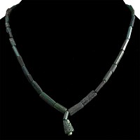 Roman Green Glass Bead Necklace String
