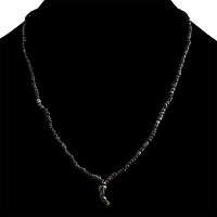 Roman Black Glass Bead Necklace String