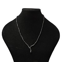 Roman Black Glass Bead Necklace String