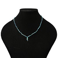 Achaemenid Light Blue Glass Bead Necklace String
