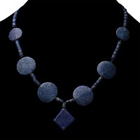 Bactrian Style Lapis Lazuli Bead Necklace String