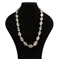 Western Asiatic Rock Crystal Bead Necklace String