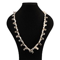 Western Asiatic Style Rock Crystal Bead Necklace String