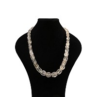 Rock Crystal Bead Necklace String