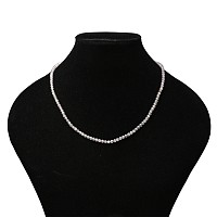 Chalcedony Bead Necklace String