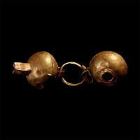 Greek Gold Pomegranate-Shaped Pendant