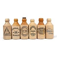 Antique Isle of Wight Ginger Beer Bottle Collection