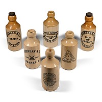 Antique Isle of Wight Ginger Beer Bottle Collection