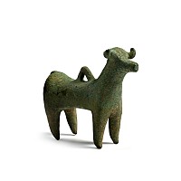 Western Asiatic Bronze Figure of a Bull