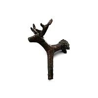Western Asiatic Bronze Stag Finial